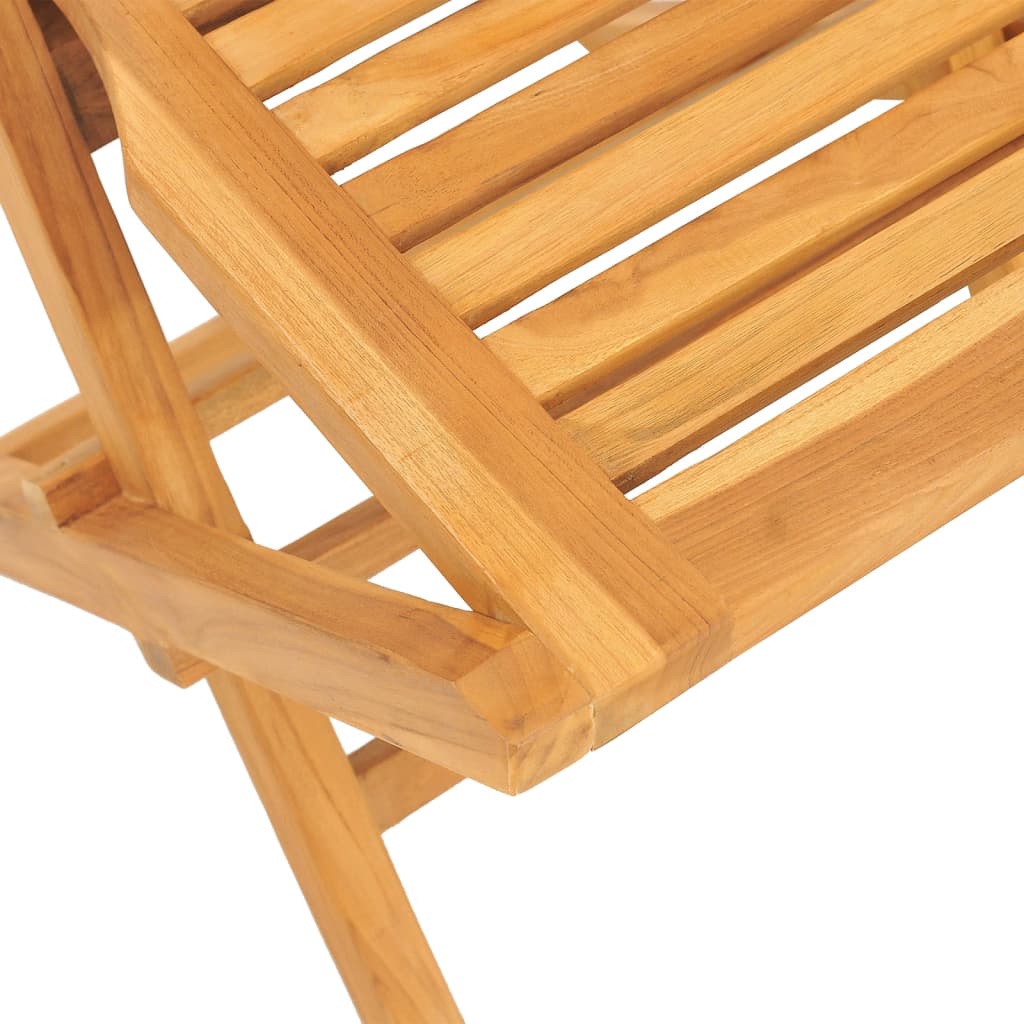 vidaXL 7-tlg. Garten-Essgruppe Massivholz Teak