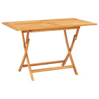 vidaXL 7-tlg. Garten-Essgruppe Massivholz Teak
