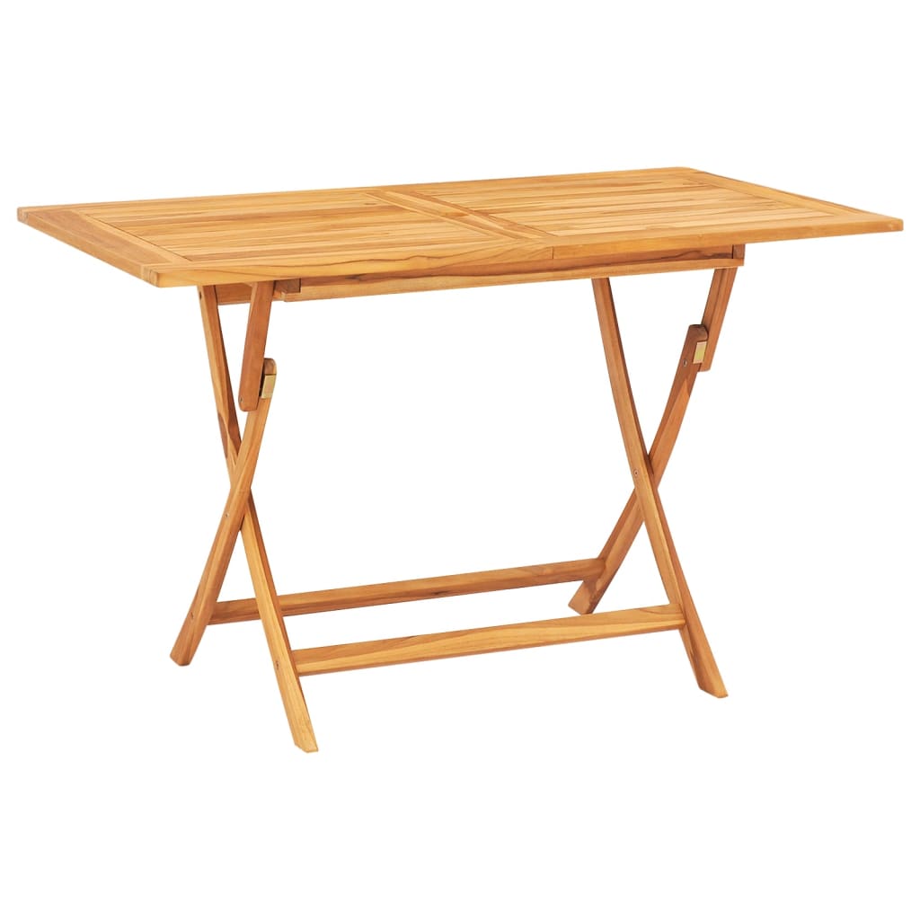 vidaXL 7-tlg. Garten-Essgruppe Massivholz Teak