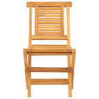 vidaXL Gartenstühle 8 Stk. Klappbar 47x63x90 cm Massivholz Teak