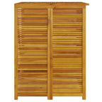 vidaXL Mülltonnenbox für 2 Tonnen 140x89x117 cm Massivholz Akazie