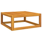 vidaXL 4-tlg. Garten-Lounge-Set mit Taupe Kissen Massivholz