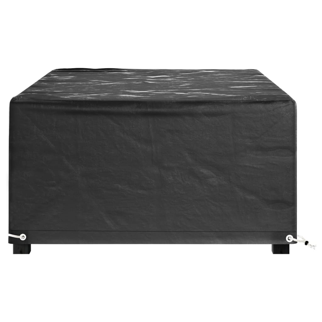 vidaXL Gartenmöbel-Abdeckungen 2 Stk. 8 Ösen 125x70x35 cm Rechteckig