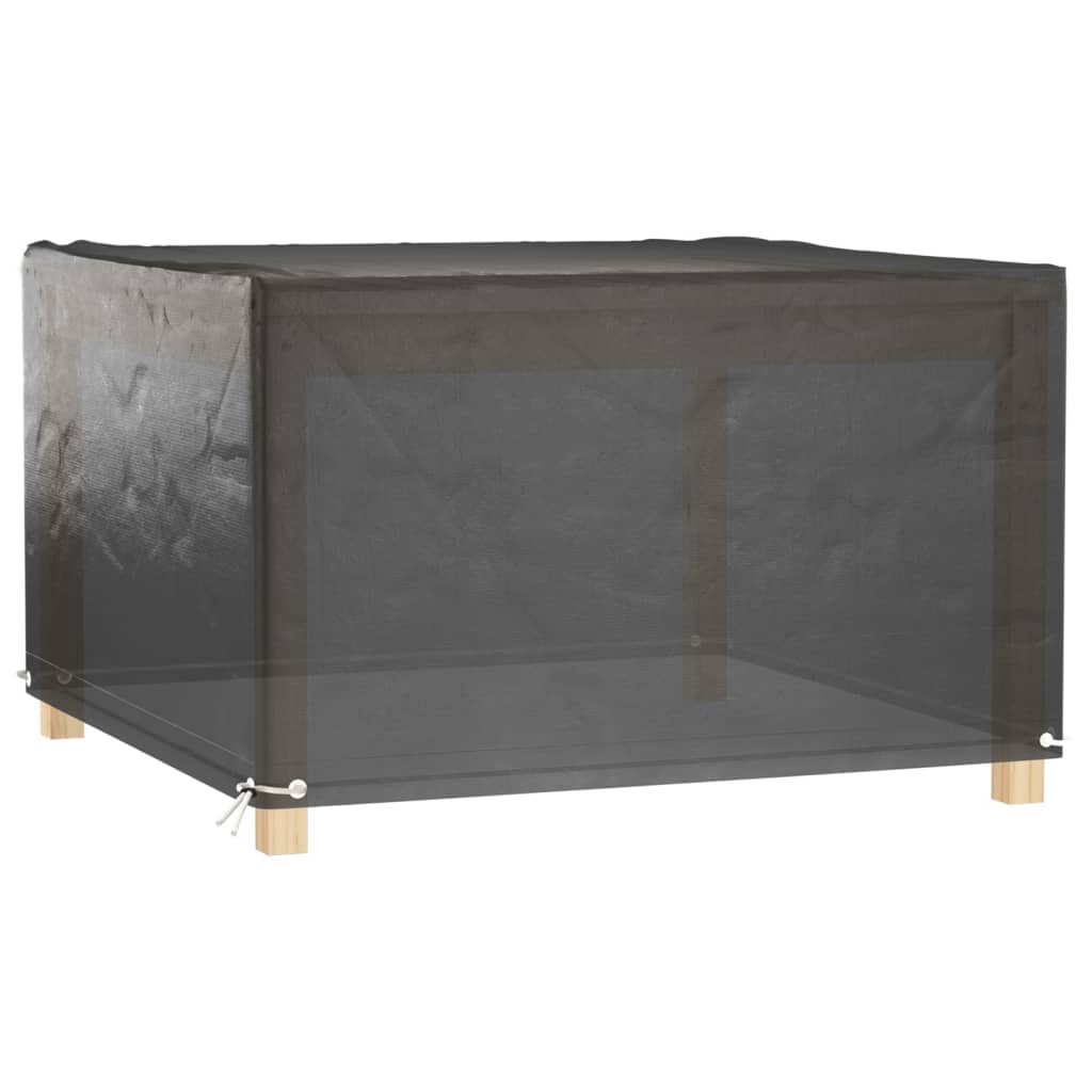 vidaXL Gartenmöbel-Abdeckungen 2 Stk. 8 Ösen 125x125x75 cm Quadratisch