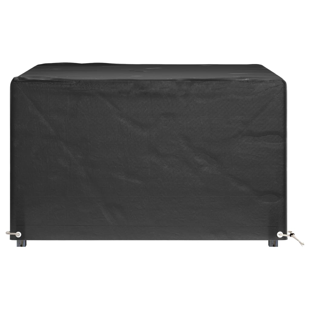 vidaXL Gartenmöbel-Abdeckungen 2 Stk. 8 Ösen 125x125x75 cm Quadratisch