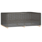 vidaXL Gartenmöbel-Abdeckungen 2 Stk. 12 Ösen 213x132x75 cm Rechteckig