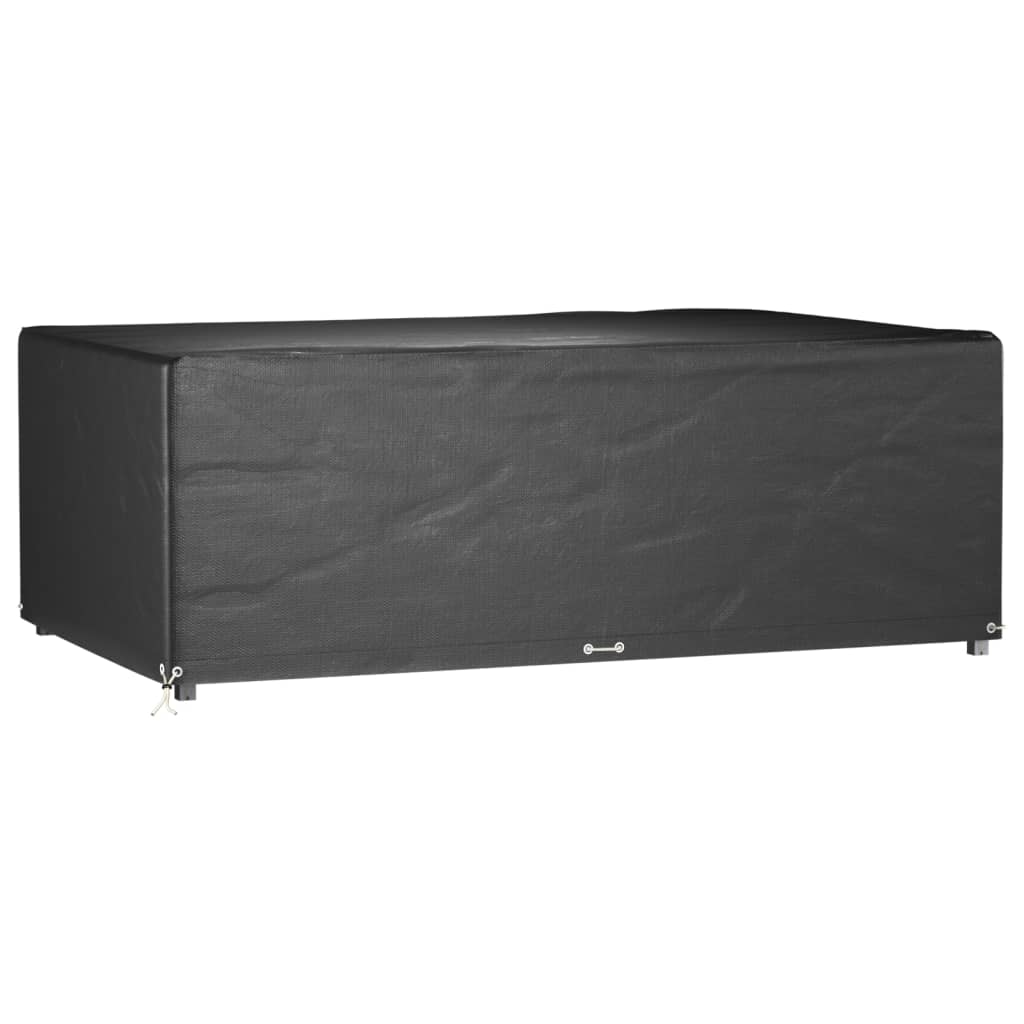 vidaXL Gartenmöbel-Abdeckungen 2 Stk. 12 Ösen 213x132x75 cm Rechteckig