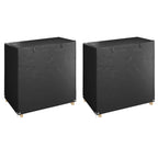 vidaXL Abdeckungen für Schaukelbank 2 Stk. 8 Ösen 125x90x135/165 cm