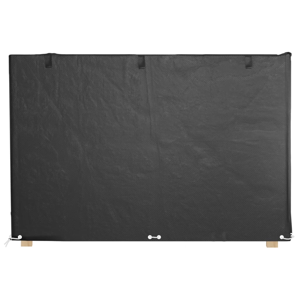 vidaXL Abdeckungen für Schaukelbank 2 Stk. 12 Ösen 215x150x130/150 cm