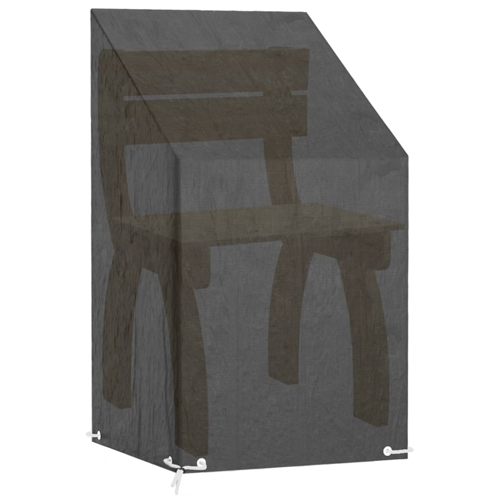 vidaXL Abdeckungen für Gartenstühle 2 Stk. 8 Ösen 65x65x80/120 cm