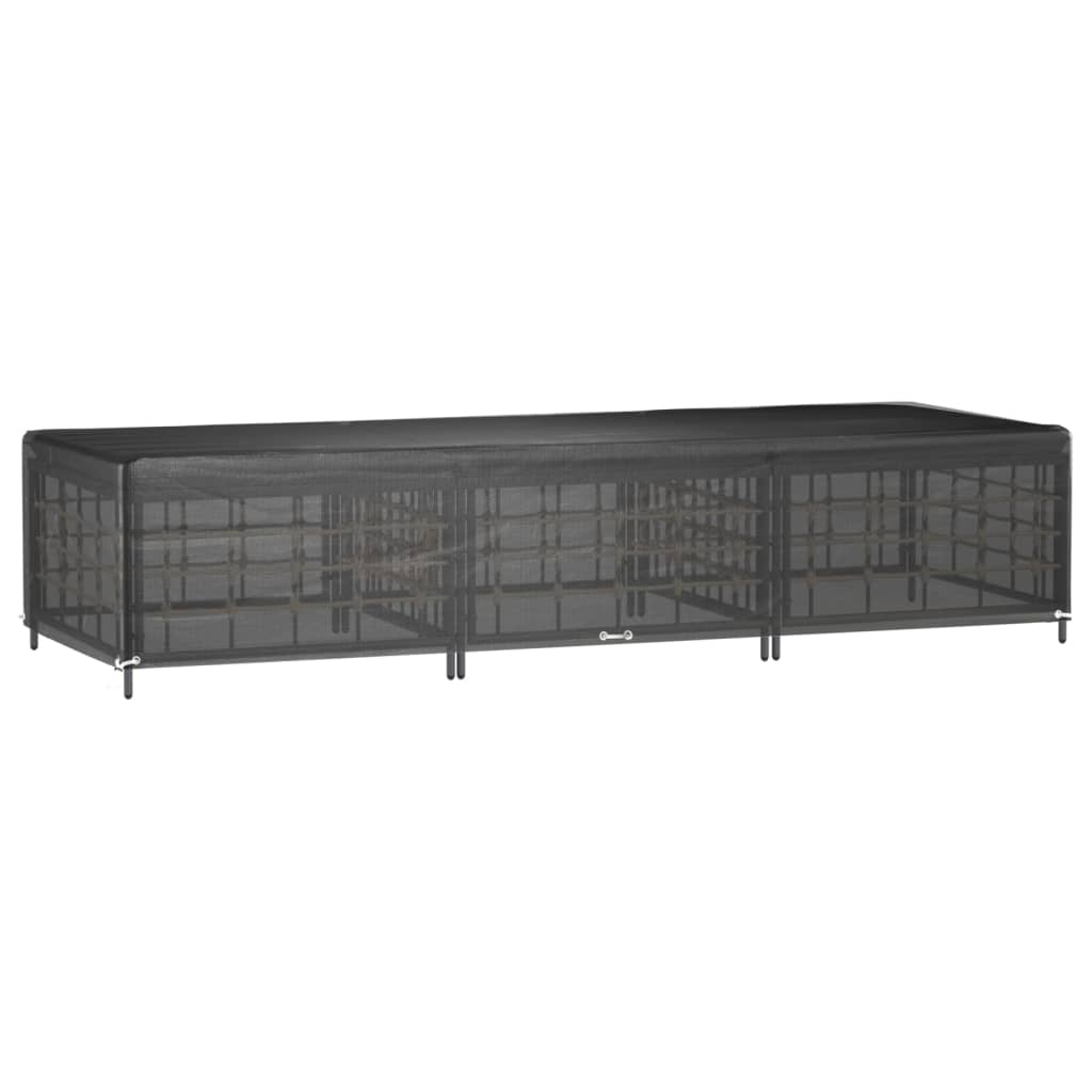 vidaXL Abdeckungen für Sonnenliegen 2 Stk. 12 Ösen 205x75x40 cm