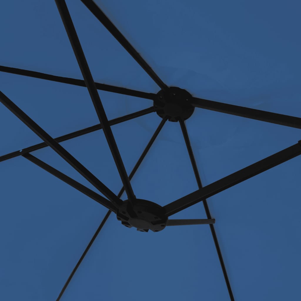 vidaXL Doppel-Sonnenschirm Azurblau 449x265 cm