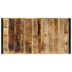 vidaXL Esstisch 175x90x76 cm Raues Massivholz Mango