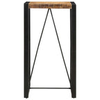 vidaXL Bartisch 60x55x110 cm Massives Raues Mangoholz