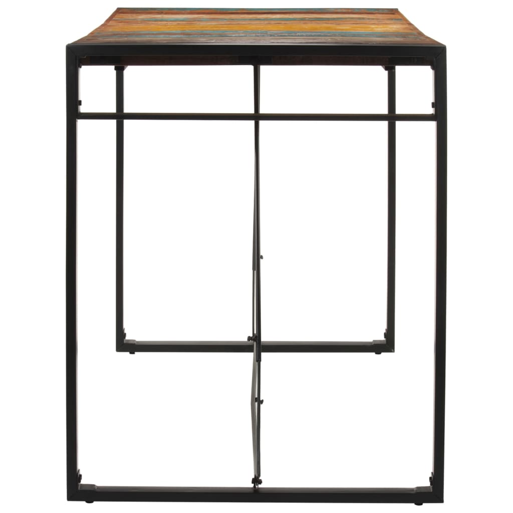 vidaXL Bartisch 175x90x110 cm Massives Altholz