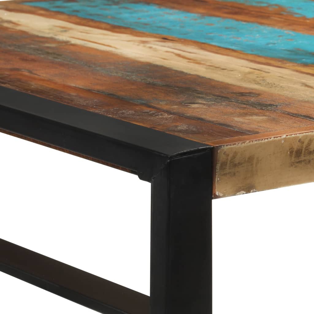 vidaXL Bartisch 175x90x110 cm Massives Altholz