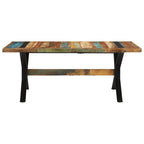 vidaXL Esstisch 180x90x73 cm Massives Altholz