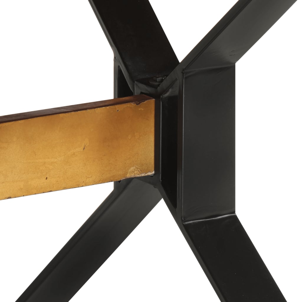 vidaXL Esstisch 180x90x73 cm Massives Altholz