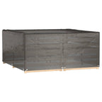 vidaXL Gartenmöbel-Abdeckung 16 Ösen 205x205x90 cm Quadratisch