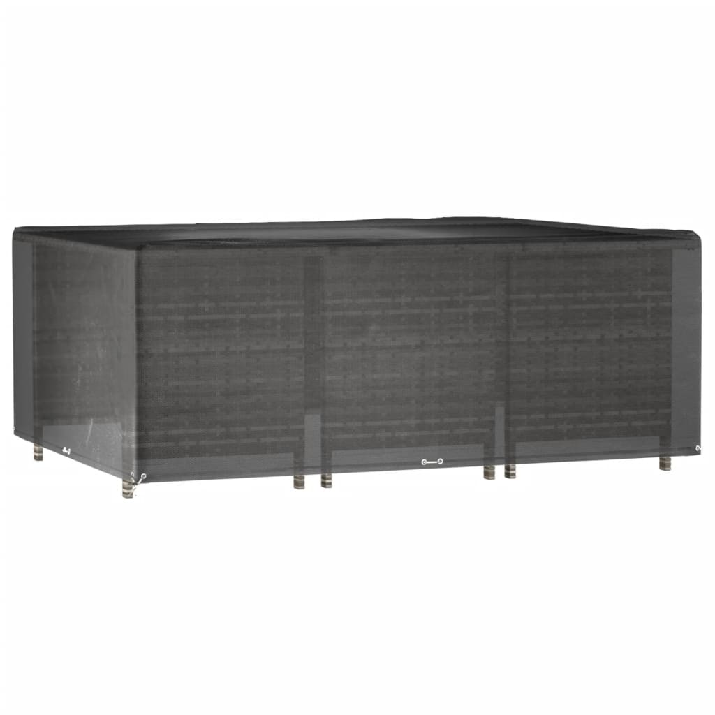 vidaXL Gartenmöbel-Abdeckung 16 Ösen 278x204x105 cm Rechteckig