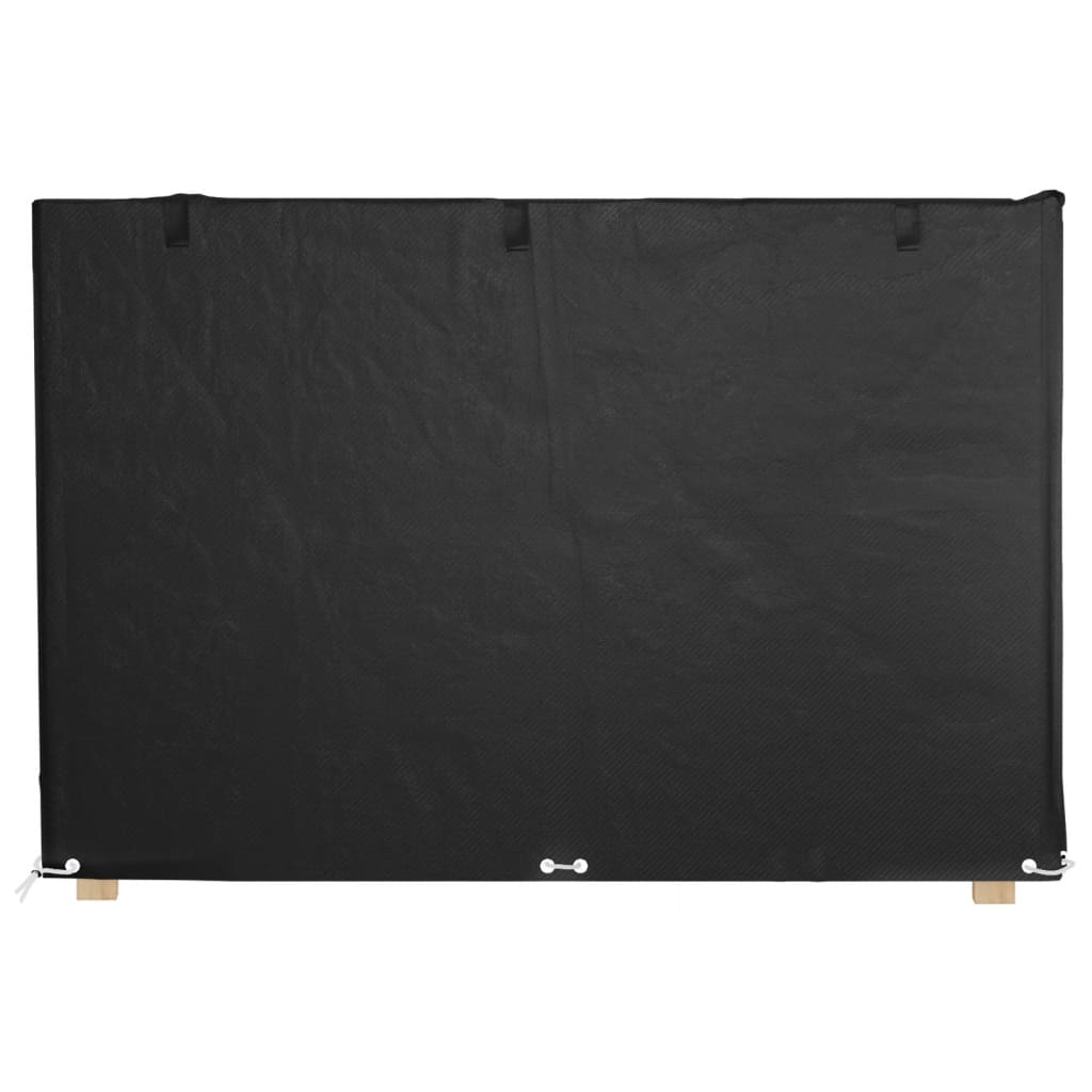 vidaXL Abdeckung für Schaukelbank 12Ösen 215x150x130/150cm Polyethylen