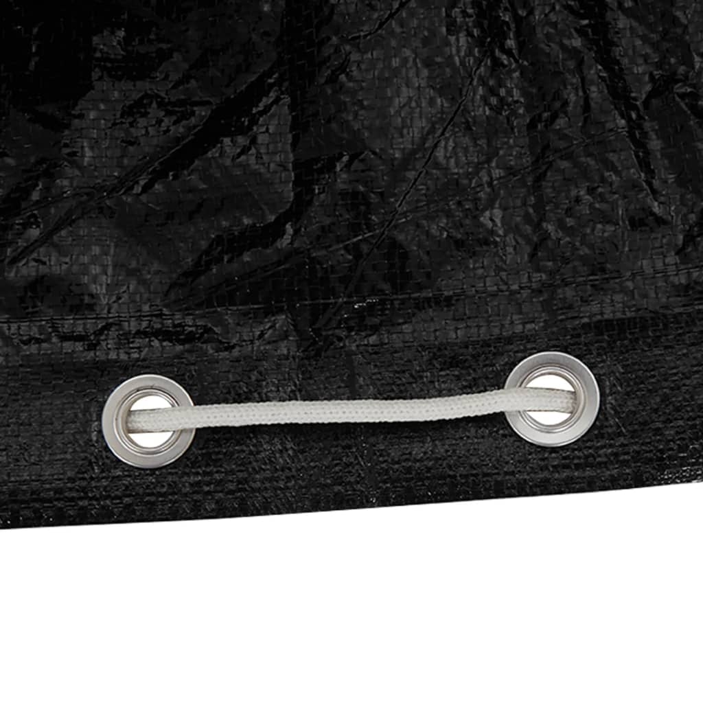 vidaXL Abdeckung für Lounge-Insel 10 Ösen Ø236x67 cm Rund