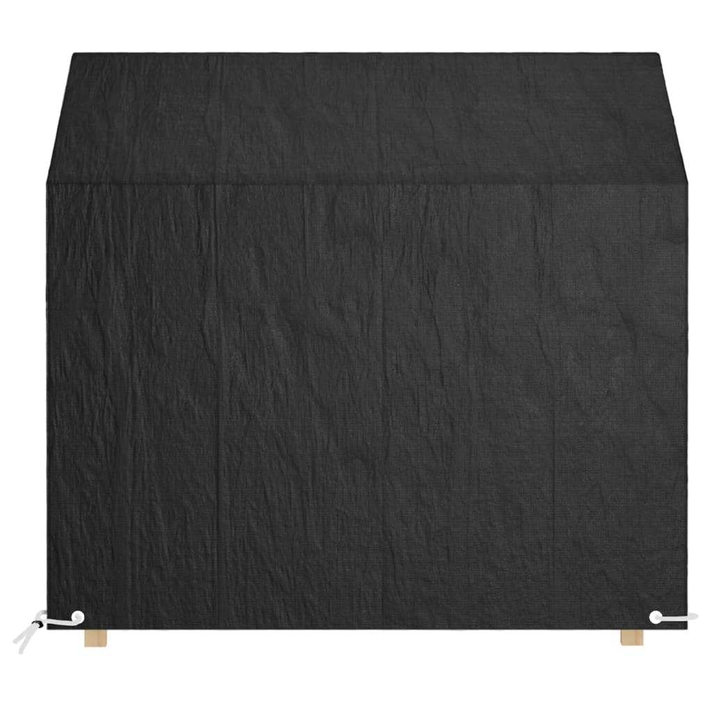vidaXL Abdeckung für Gartenbank 8 Ösen 130x70x70/88 cm Polyethylen