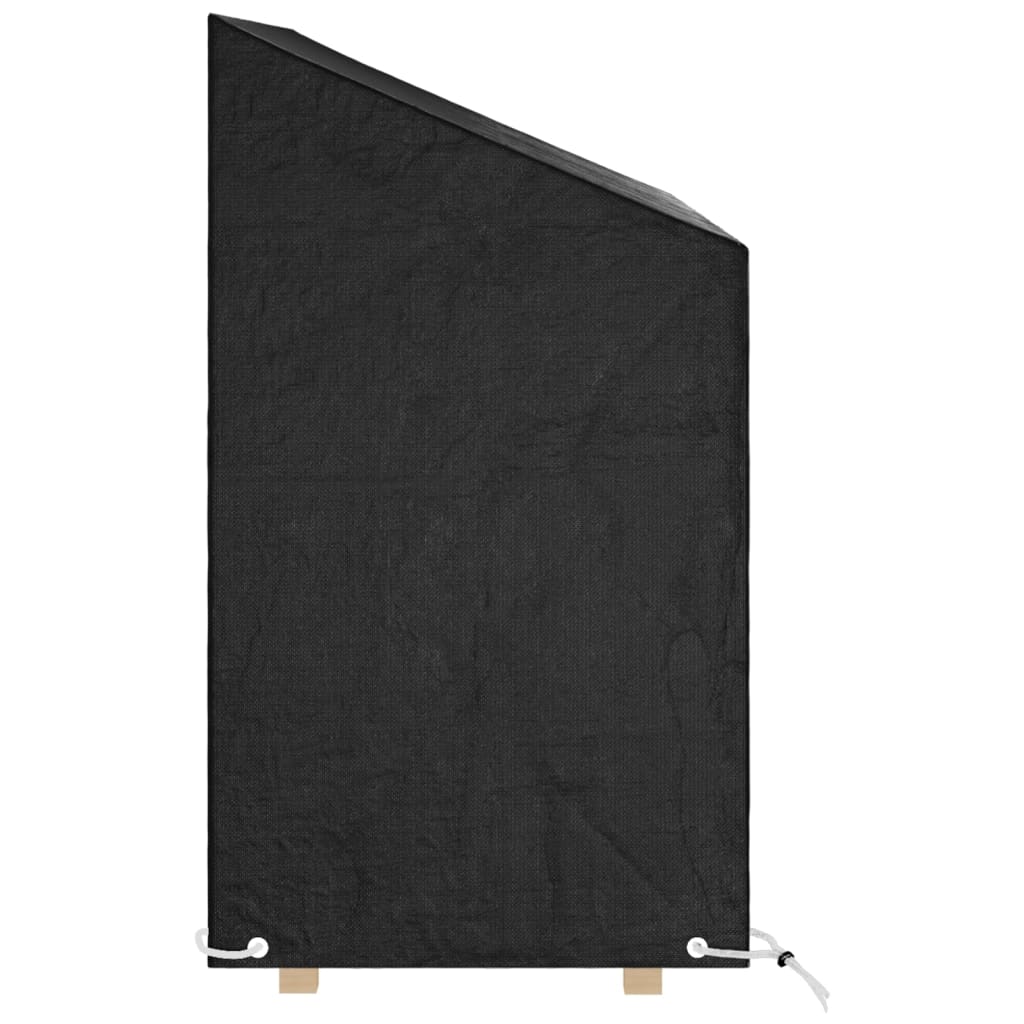 vidaXL Abdeckung für Gartenbank 8 Ösen 130x70x70/88 cm Polyethylen