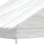 vidaXL Pavillon mit Dach Weiß 4,46x2,28x2,69 m Polyethylen