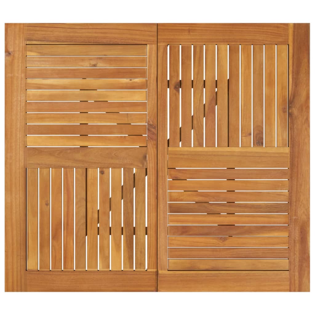 vidaXL Gartentisch 85x85x75 cm Massivholz Akazie