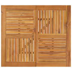 vidaXL Gartentisch 85x85x75 cm Massivholz Akazie