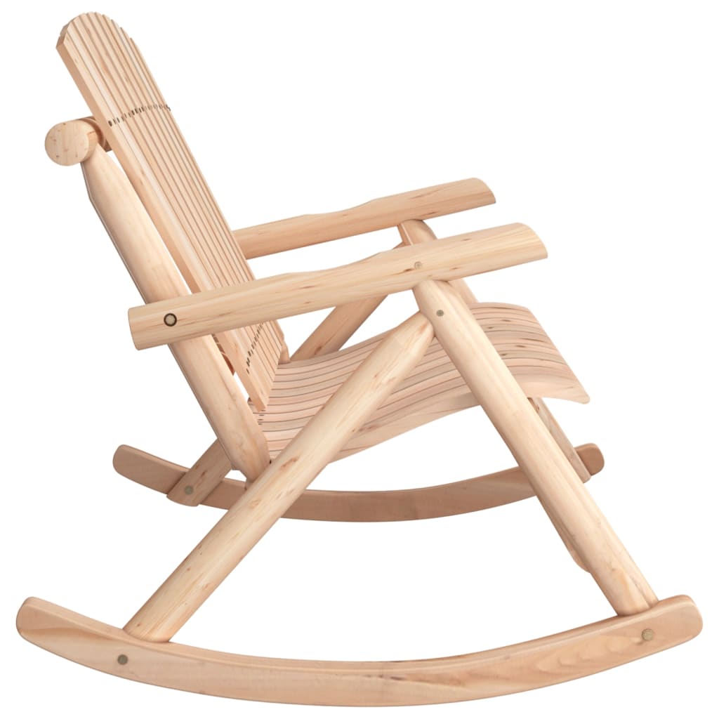 vidaXL Garten-Schaukelbank 2-Sitzer 123x96x102 cm Massivholz Fichte