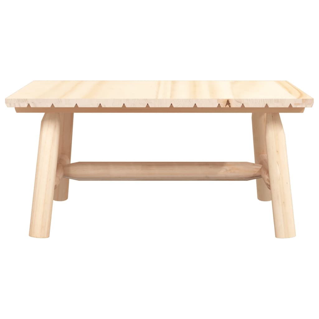 vidaXL Couchtisch 90x50x41 cm Massivholz Fichte