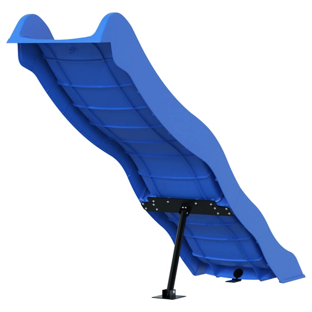 vidaXL Kinderrutsche Blau 174x38 cm Polypropylen