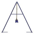 vidaXL Kinderschaukeln 2 Stk. Blau 265x156,5x155,5 cm Polypropylen