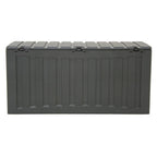 vidaXL Truhe Schwarz 118x53x57 cm Polypropylen