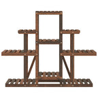 vidaXL Blumenständer 110x25x96 cm Massivholz Tanne
