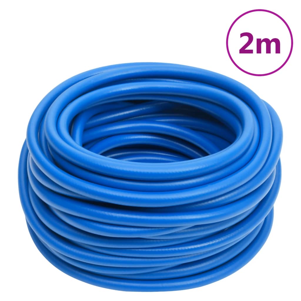 vidaXL Luftschlauch Blau 0,6" 2 m PVC