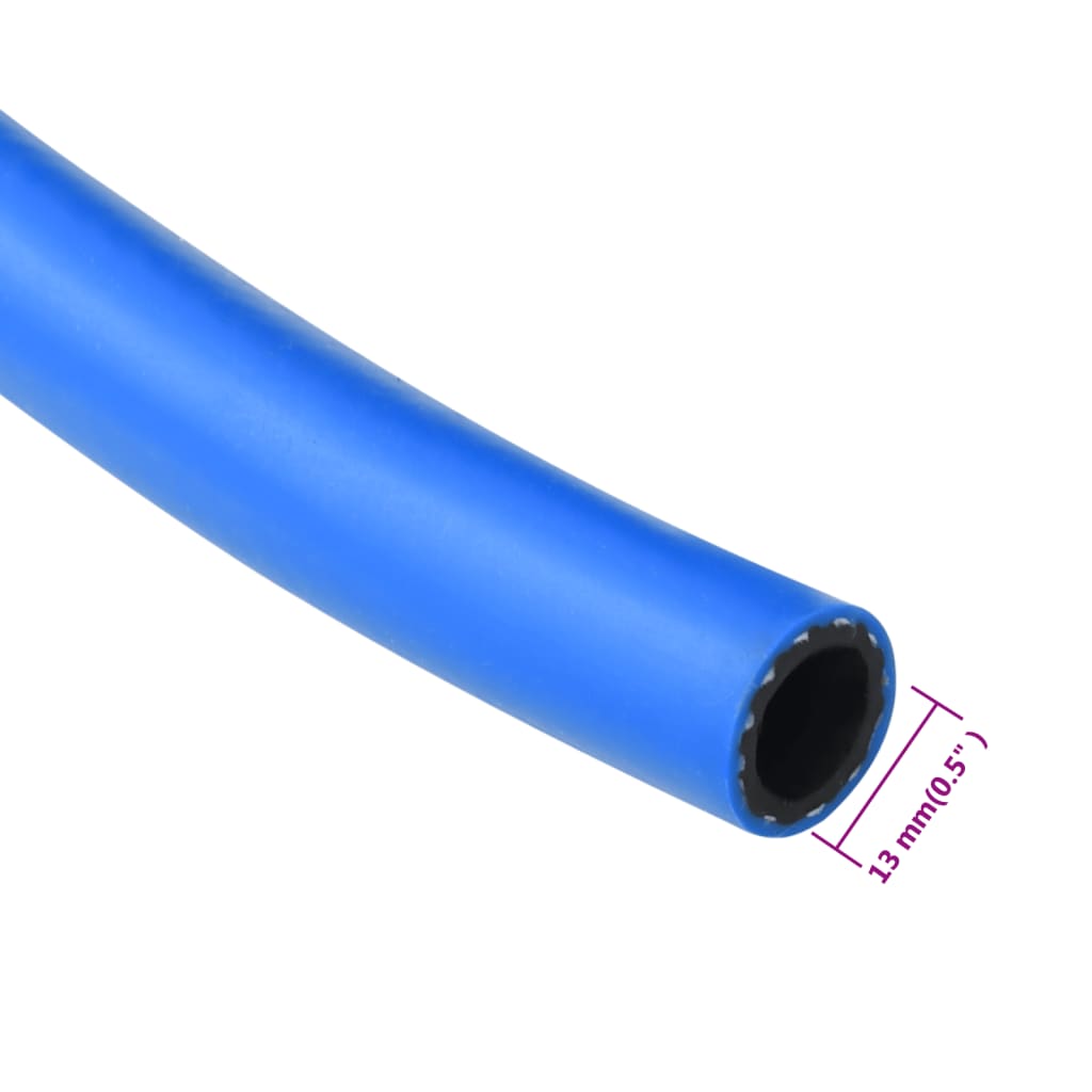 vidaXL Luftschlauch Blau 0,7" 2 m PVC