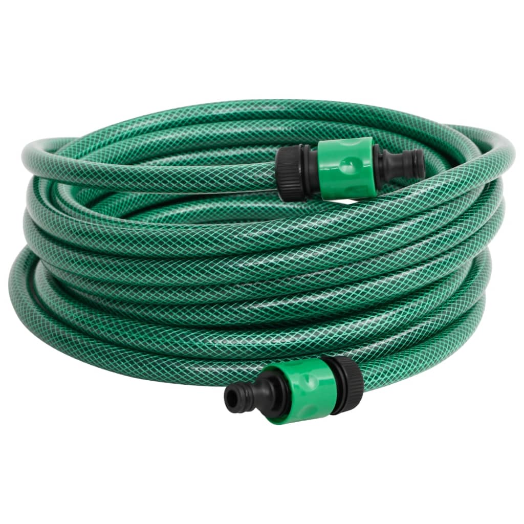 vidaXL Poolschlauch Grün 10 m PVC