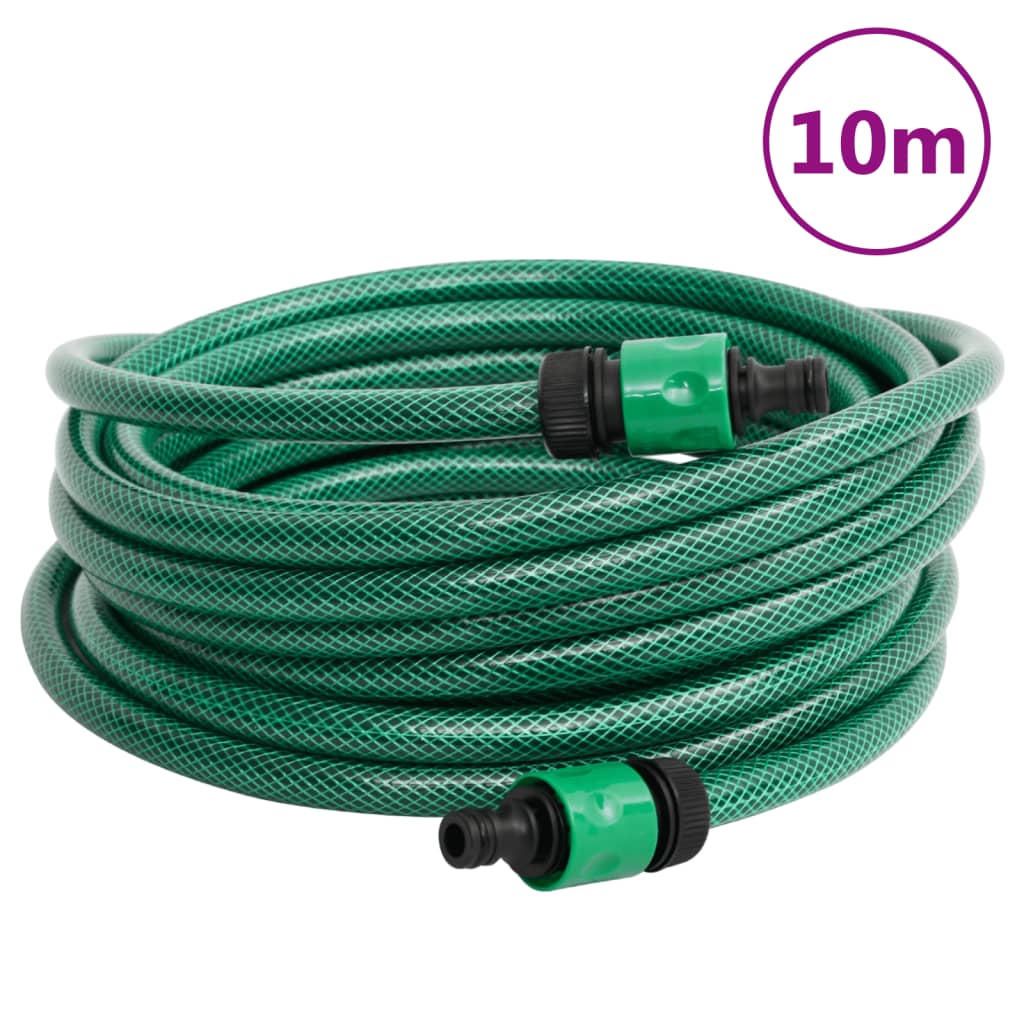 vidaXL Poolschlauch Grün 10 m PVC