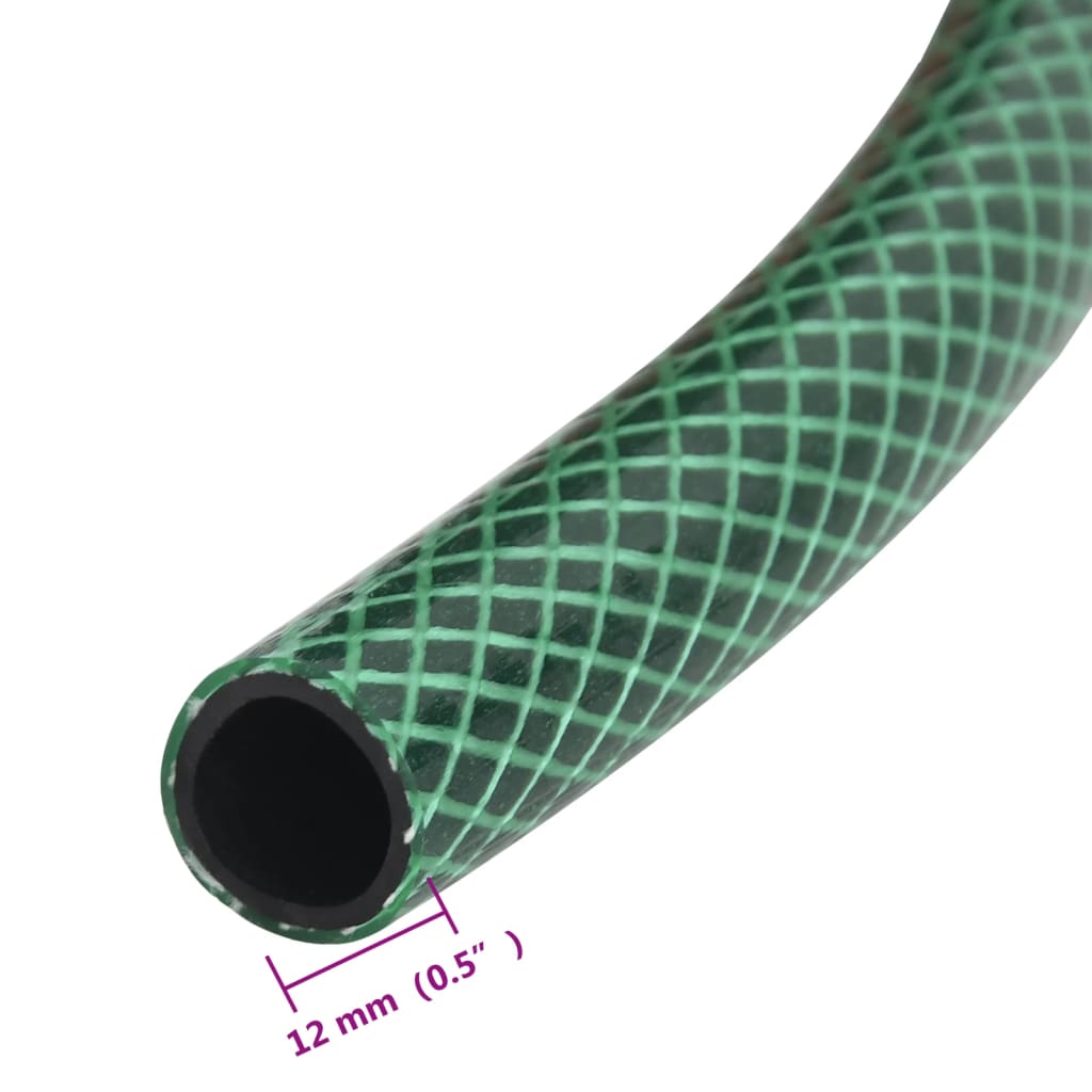 vidaXL Poolschlauch Grün 10 m PVC