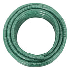 vidaXL Gartenschlauch mit Kupplung-Set Grün 0,5" 10 m PVC