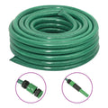 vidaXL Gartenschlauch mit Kupplung-Set Grün 0,75" 10 m PVC