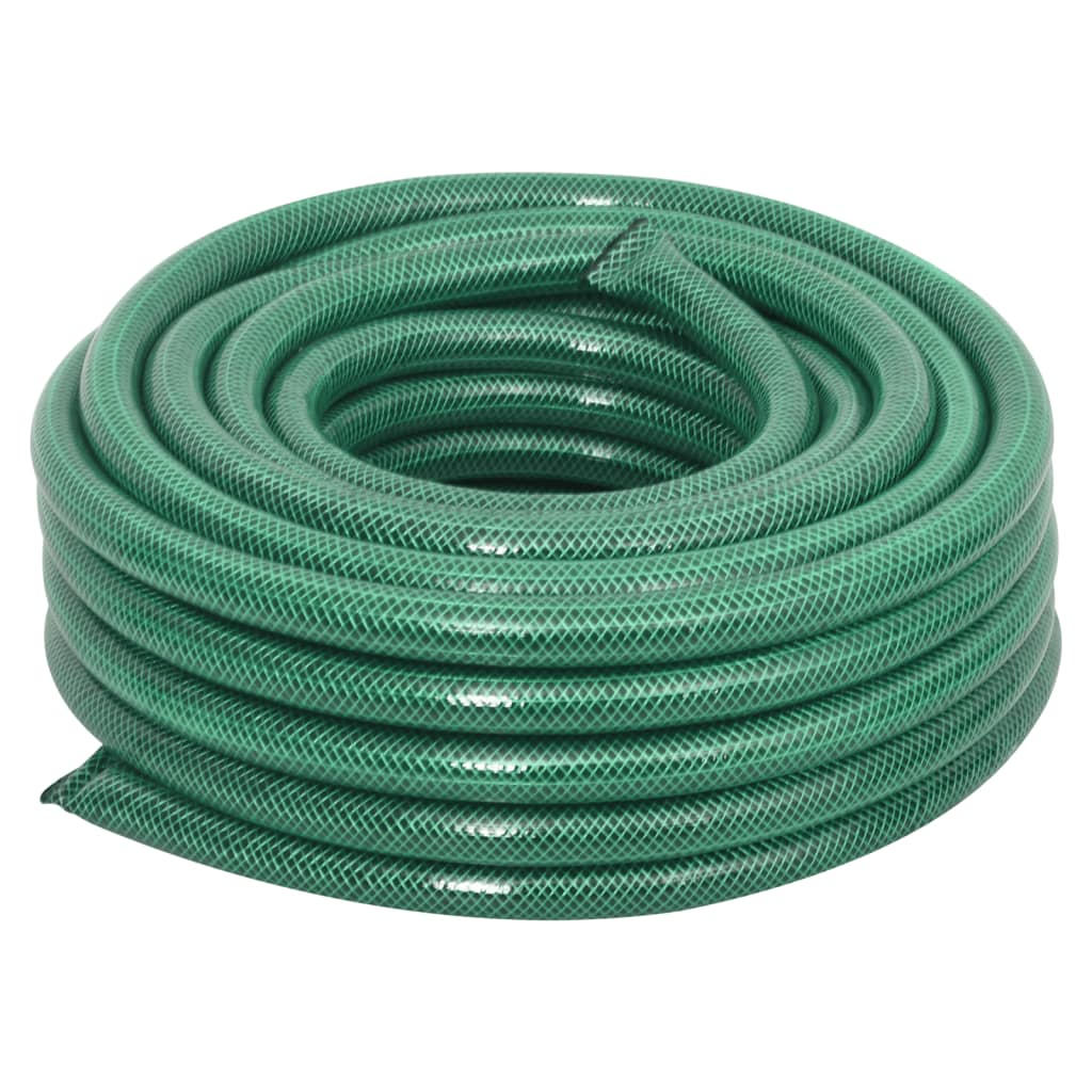 vidaXL Gartenschlauch mit Kupplung-Set Grün 0,75" 10 m PVC