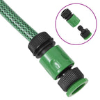 vidaXL Gartenschlauch mit Kupplung-Set Grün 0,75" 10 m PVC