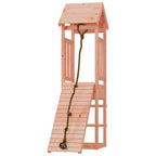 vidaXL Spielturm mit Kletterwand Massivholz Douglasie