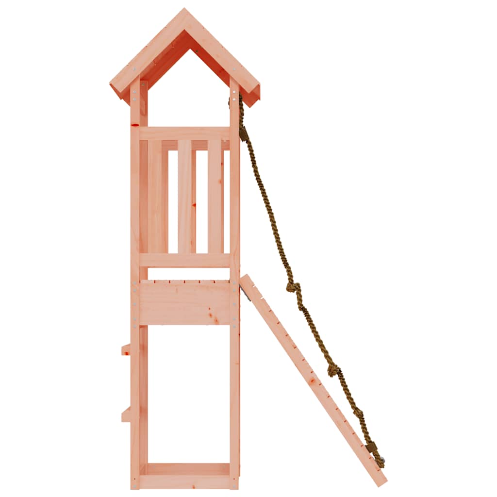 vidaXL Spielturm mit Kletterwand Massivholz Douglasie