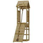 vidaXL Spielturm mit Kletterwand Imprägniertes Kiefernholz