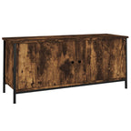 vidaXL TV-Schrank mit Türen Räuchereiche 102x35x45 cm Holzwerkstoff